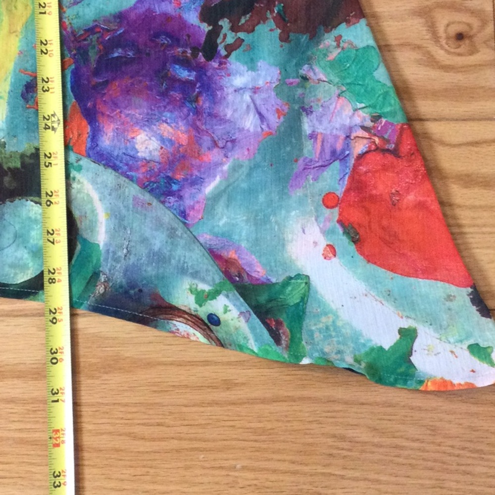 18/20 Lane Bryant Colorful Boho Abstract Print Sleeveless Top - Picture 12 of 14